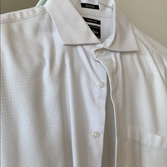 Men’s Neiman Marcus Dress Shirt White - Picture 3 of 5